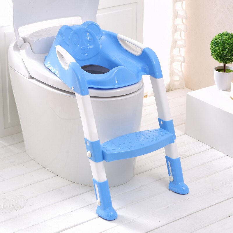 Asiento de inodoro con escalera de silla para el inodoro para niños WC olla  para el inodoro para niños