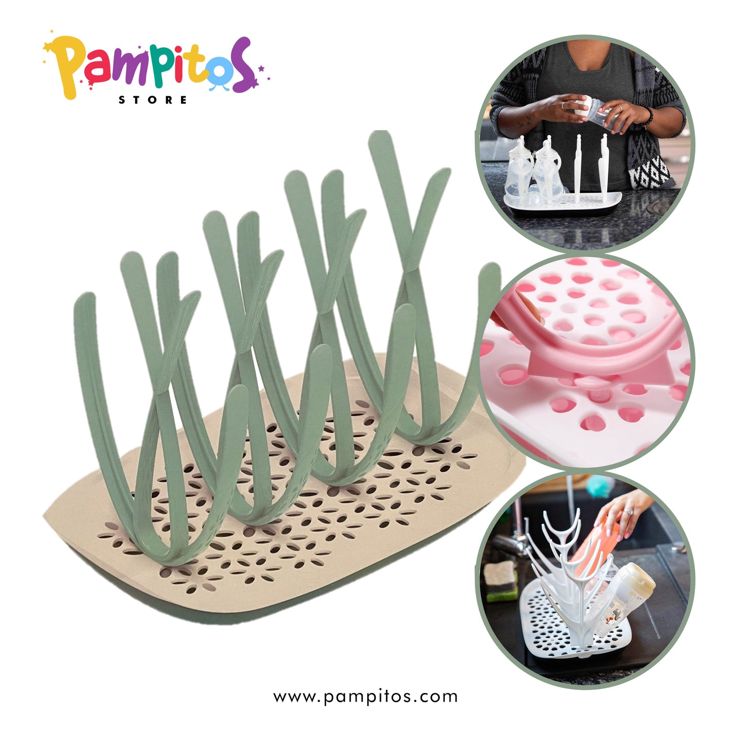 ESCURRIDOR DE TETEROS Y VASOS / BOTTLE WASH CLEAN