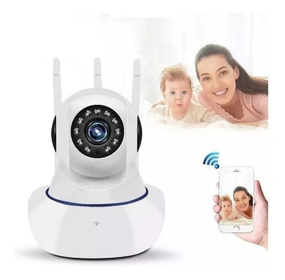 CÁMARA VIGILANCIA 350° monitorea y cuida niños bebés desde el trabajo